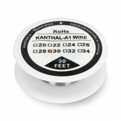 Widerstandsdraht Kanthal A1 0,25 mm 23,3 Ω / m - 9,1 m