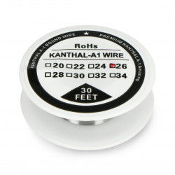 Widerstandsdraht Kanthal A1 0,40 mm 12 Ω / m - 9,1 m
