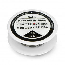 Widerstandsdraht Kanthal A1 0,51 mm 6Ω / m - 9,1 m