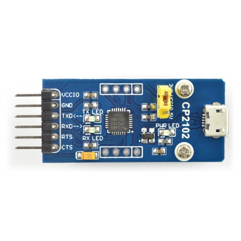 Konverter USB-UART CP2102 - microUSB-Buchse