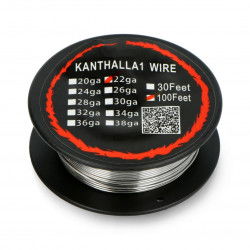 Widerstandsdraht Kanthal A1 0,64 mm 4,9 Ω / m - 30,5 m