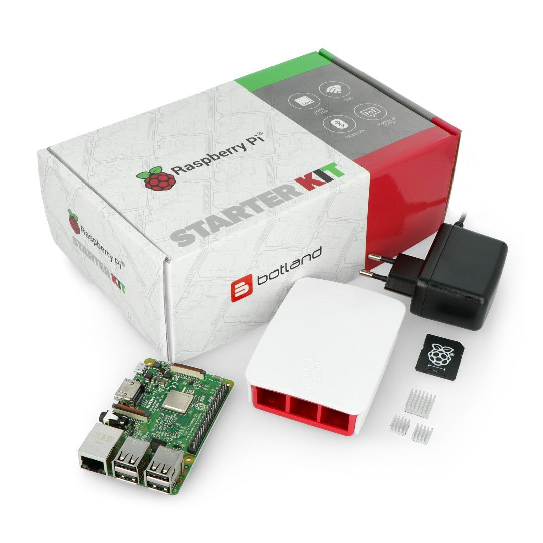 Set von Raspberry Pi 3 Model B WiFi - Offiziell