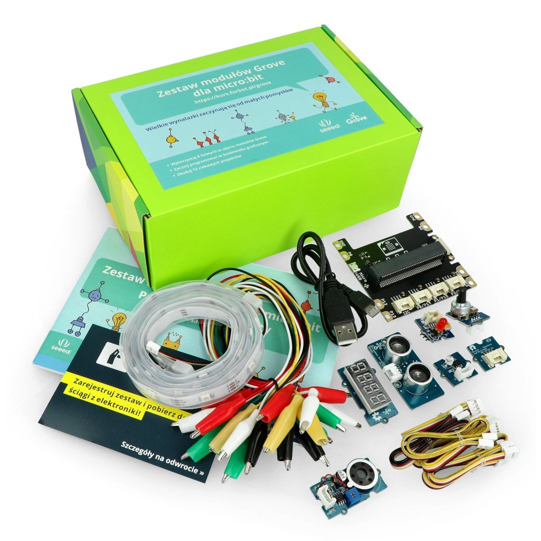 BBC micro: Bit Grove Inventor Kit PL - Erfinder-Kit (Projekte) + FORBOT-Kurs