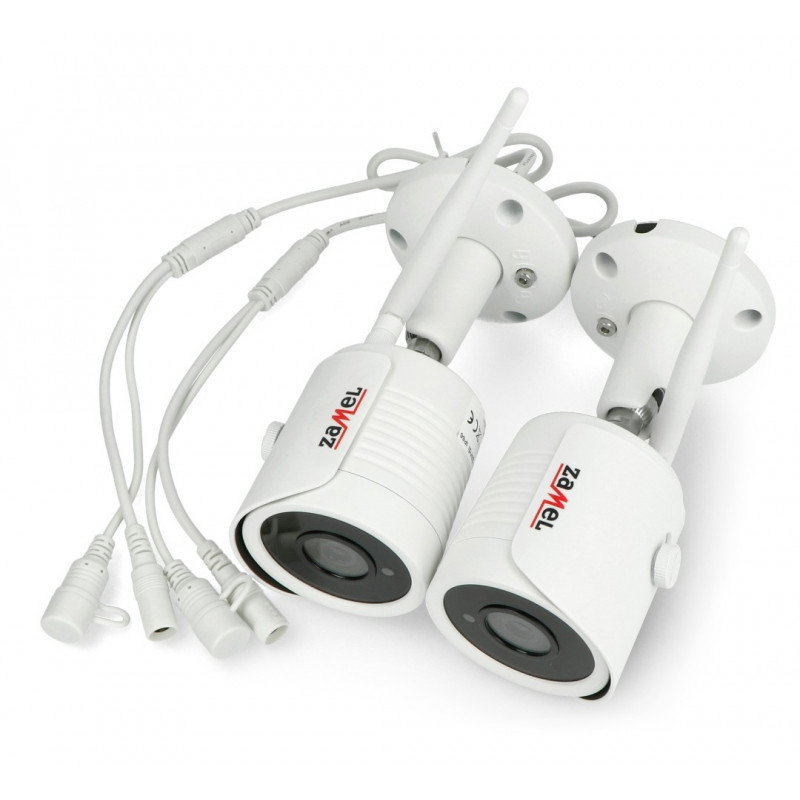WLAN-Überwachungsset - Rekorder + 2x Kamera - Zamel ZMB-01