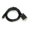 DVI-HDMI-Kabel mit 1,5 m Filter - zdjęcie 2