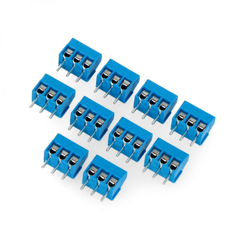 ARK-Stecker, 3,5-mm-Raster 3-polig (+) - 10 Stk.