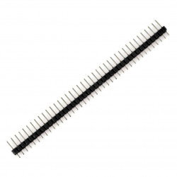 1x40 Goldpin-Stecker, gerade, Raster 2,00 mm