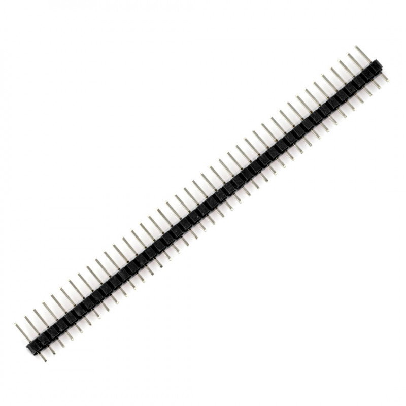 1x40 Goldpin-Stecker, gerade, Raster 2,00 mm