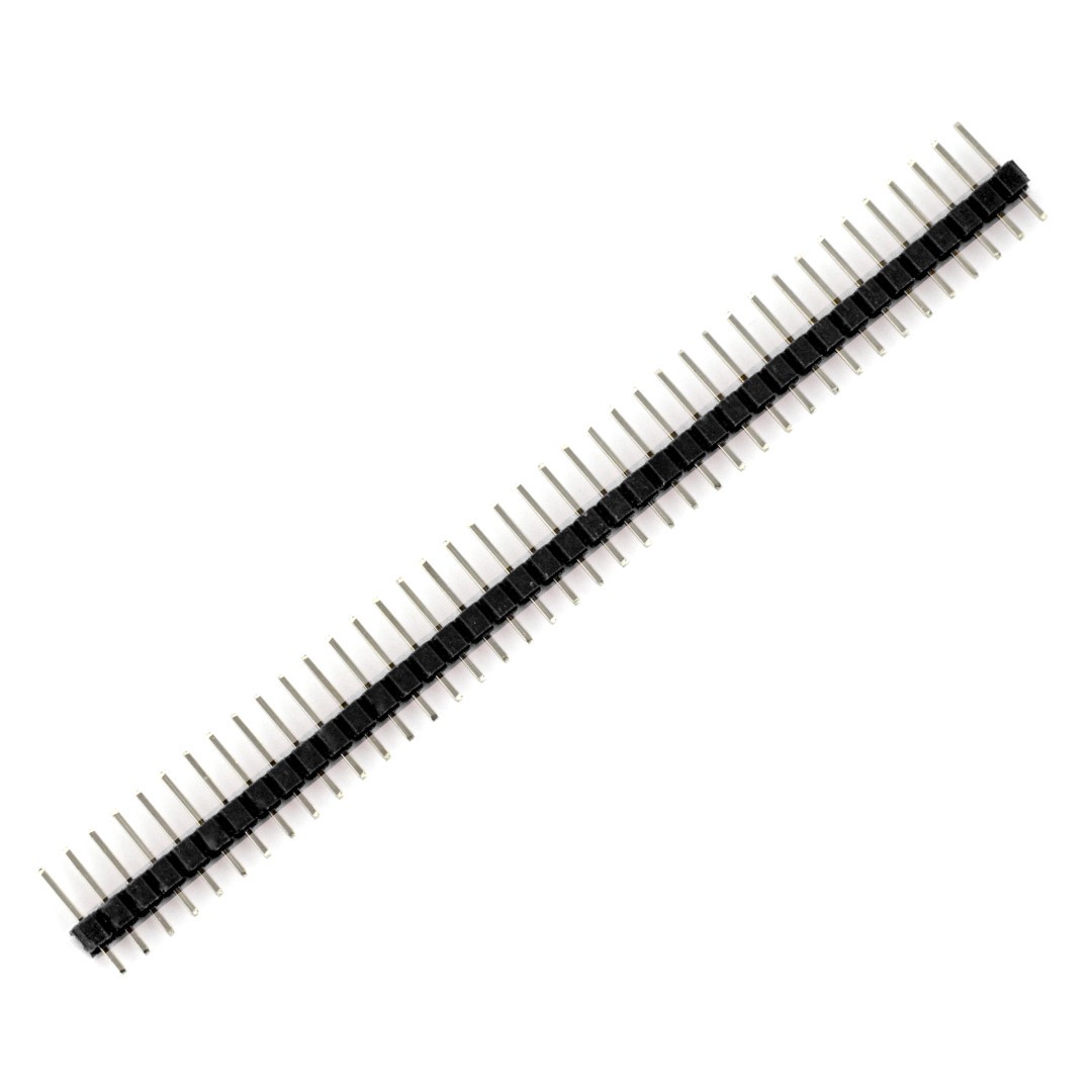 1x40 Goldpin-Stecker, gerade, Raster 2,00 mm