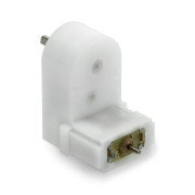 HP 120: 1 Motor mit 150 U/min - eckige Mini-Doppelwelle - Pololu 1520