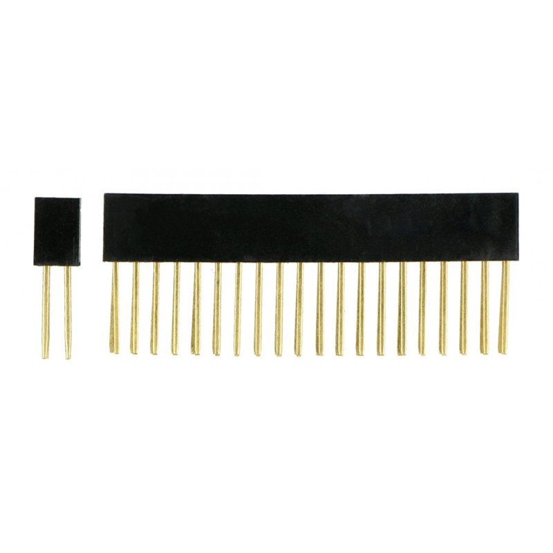 Ein Satz weiblicher Anschlüsse für Raspberry Pi 4B und PoE HAT - 2x20 und 2x3, 2,54 mm Raster