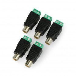 Cinchbuchse mit Schnellverschraubung