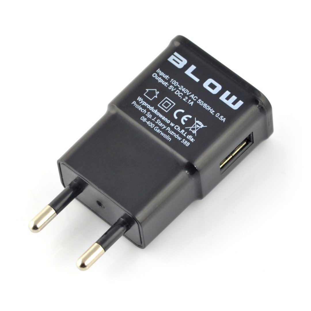 Blow USB 5V 2.1A Netzteil + MicroUSB-Kabel