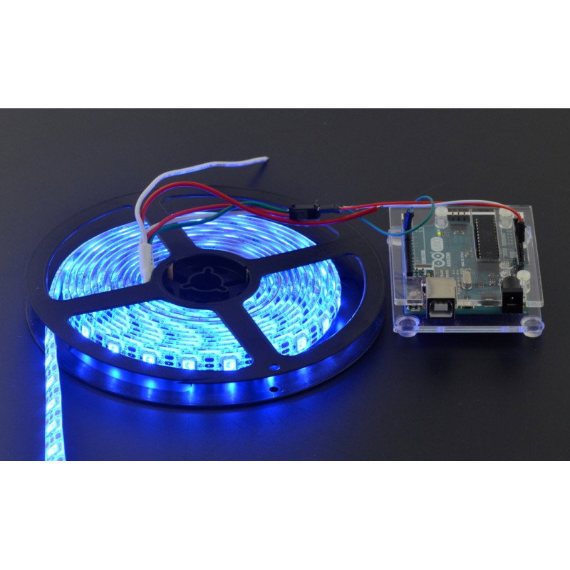 RGB-LED-Streifen WS2812 IP65 60 Dioden / m, 18 W / m, 5 V - 5 m