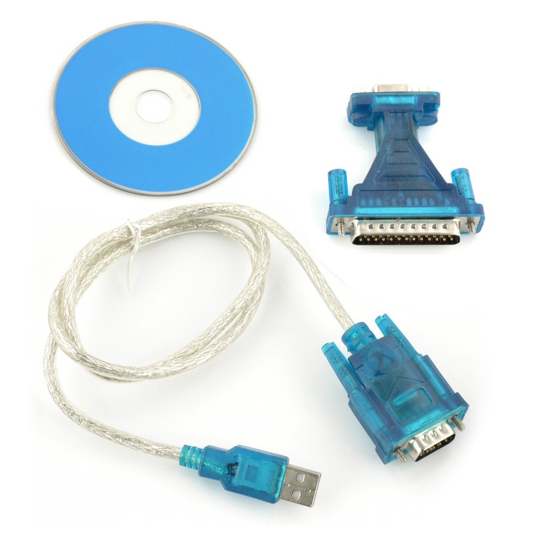 USB - RS232-Adapter + DB25-Adapter