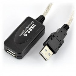 5m USB 2.0 Typ A / Typ A - Aktives Verlängerungskabel