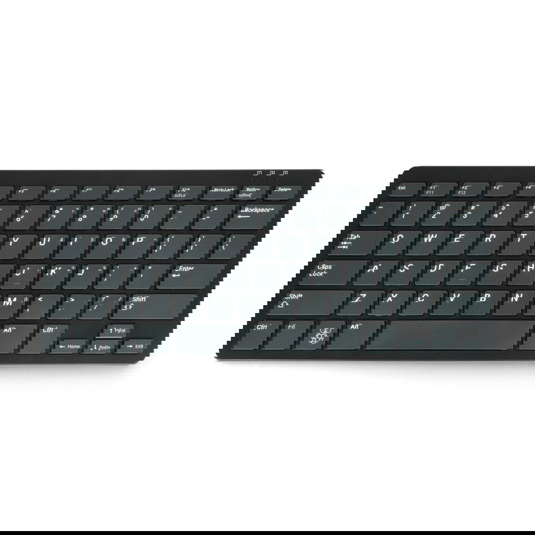Kabelgebundene USB-Tastatur für Raspberry Pi Modell 3B + / 3B / 2B offiziell - Schwarz und Graphit