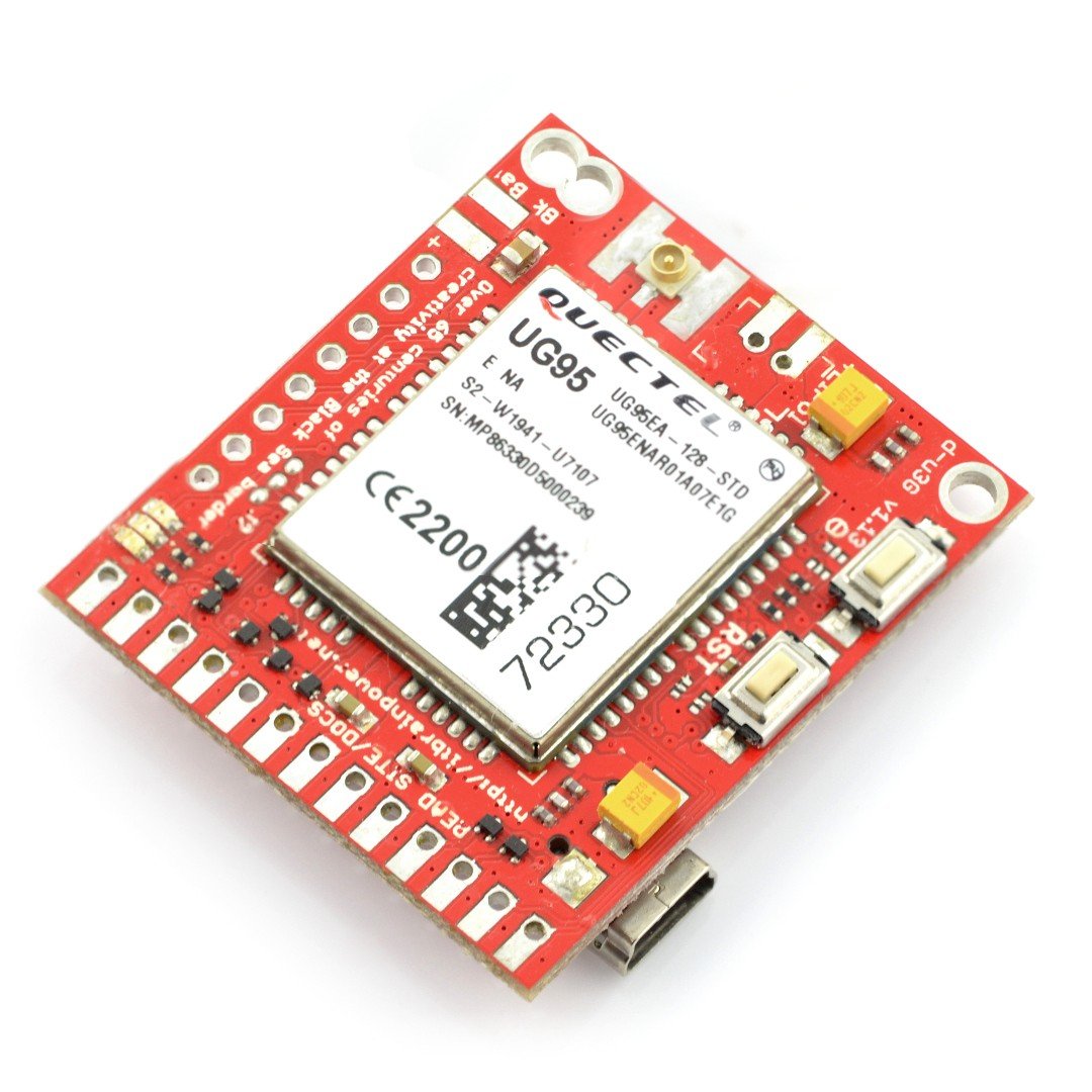 GSM 3G SIM-Modul - d-u3G μ-shield v.1.13 - für Arduino und Raspberry Pi - u.FL-Anschluss