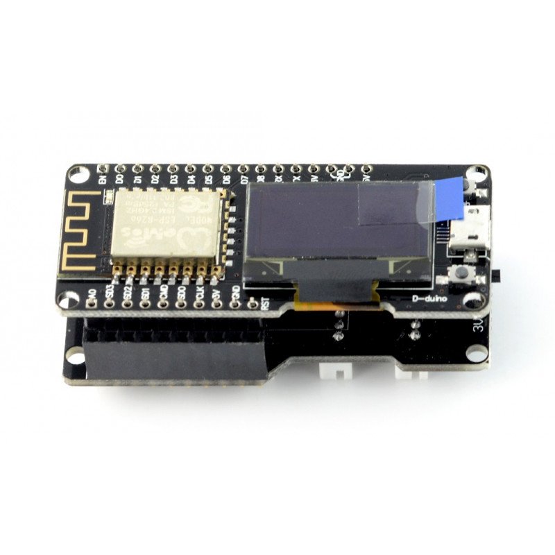 ESP12 WiFi-Modul - OLED 0,9 "+ Erweiterungskarte - NodeMCU