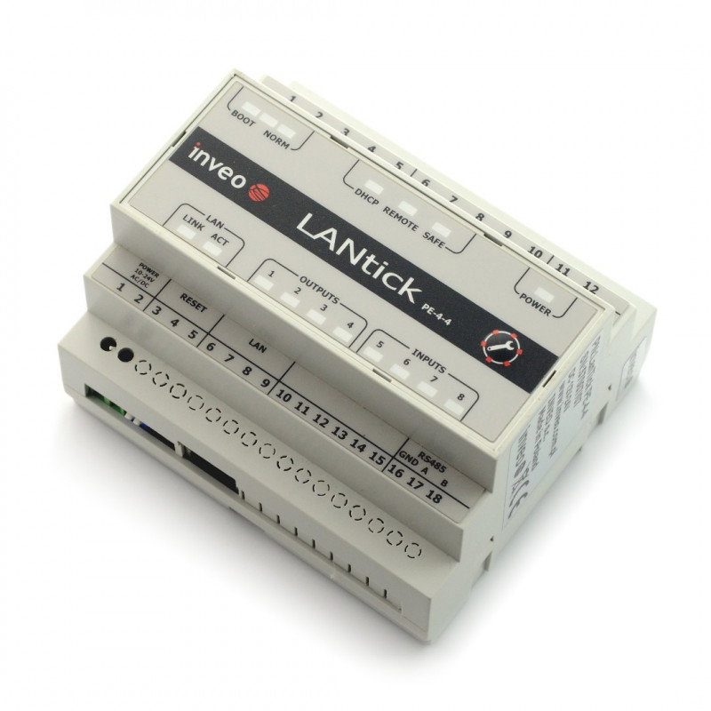 LanTick Pro PE-4-4 - netzwerkgesteuertes Relaismodul