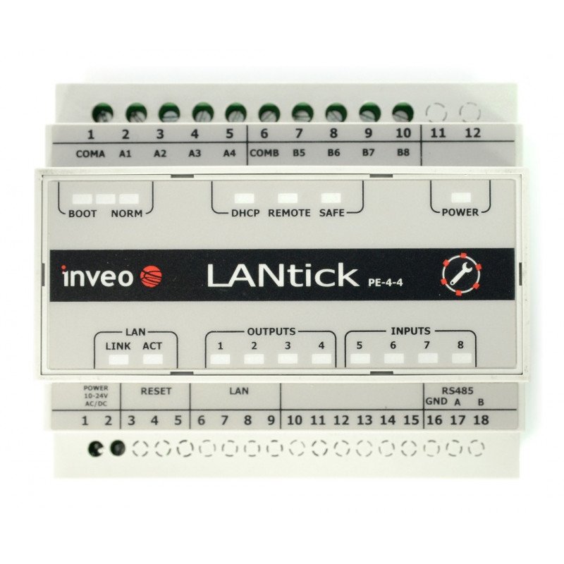 LanTick Pro PE-4-4 - netzwerkgesteuertes Relaismodul