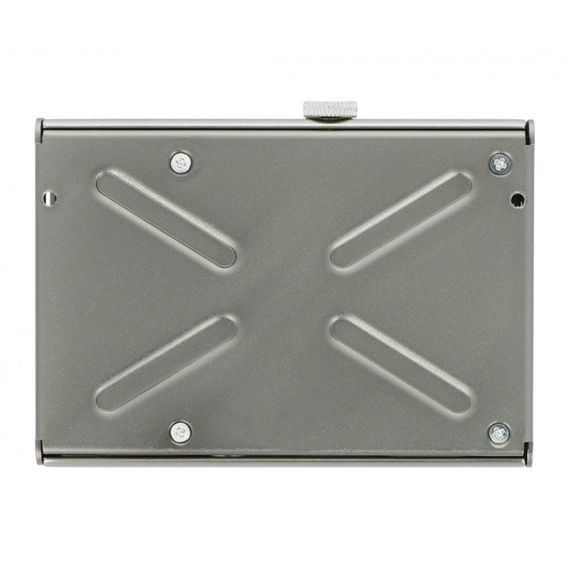 Gehäuse für Asus Tinker Board - graues Aluminium