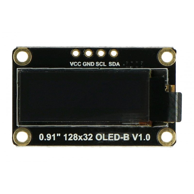OLED-Display, monochrome Grafik 0,91 '' 128x32px I2C - DFRobot DFR0648