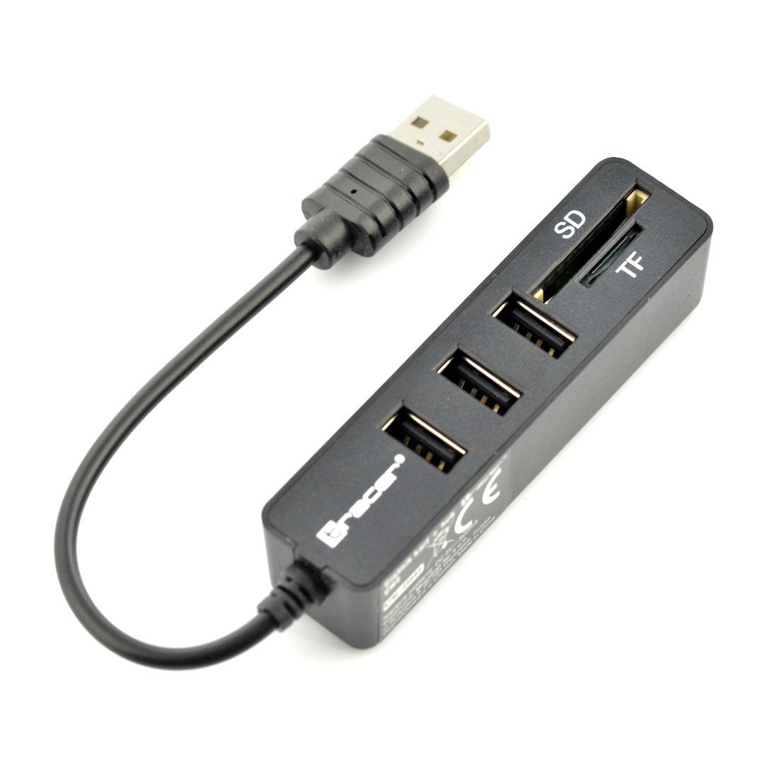All-in-One-Tracer-Speicherkartenleser + CH4-USB-Hub