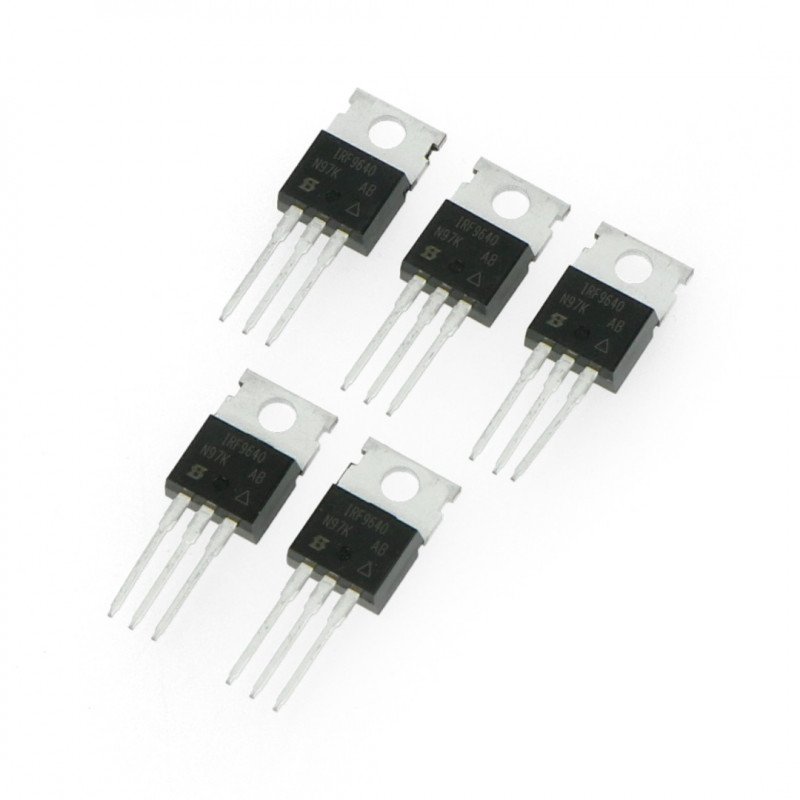 Transistor P-MOSFET IRF9640 - THT - 5St