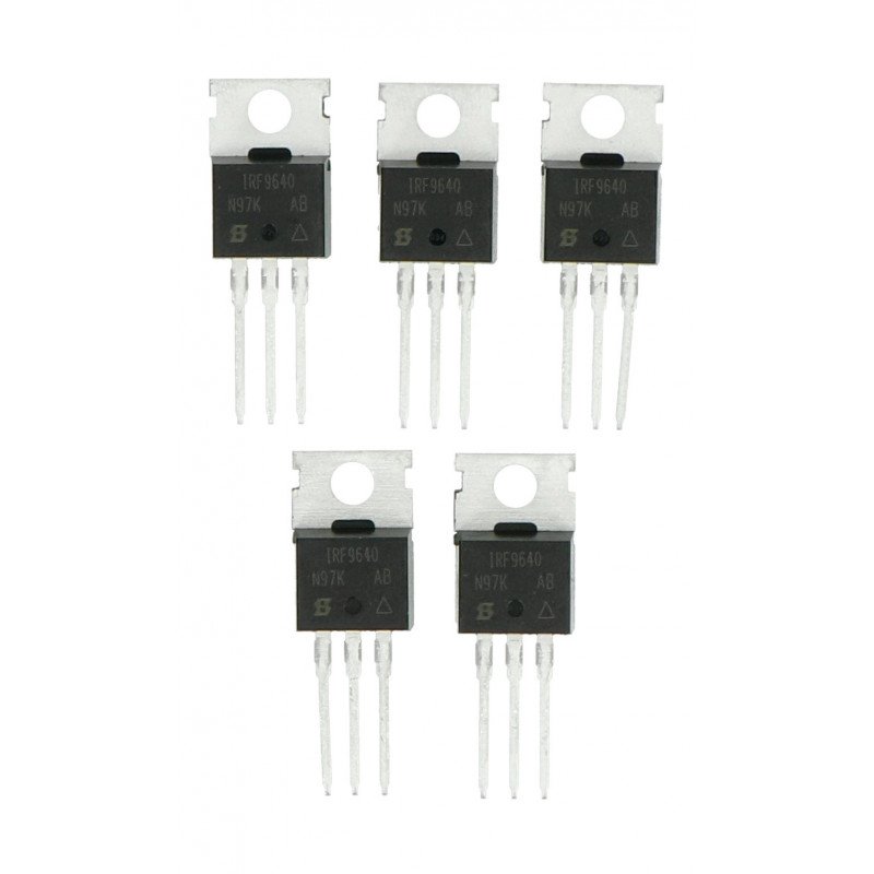 Transistor P-MOSFET IRF9640 - THT - 5St
