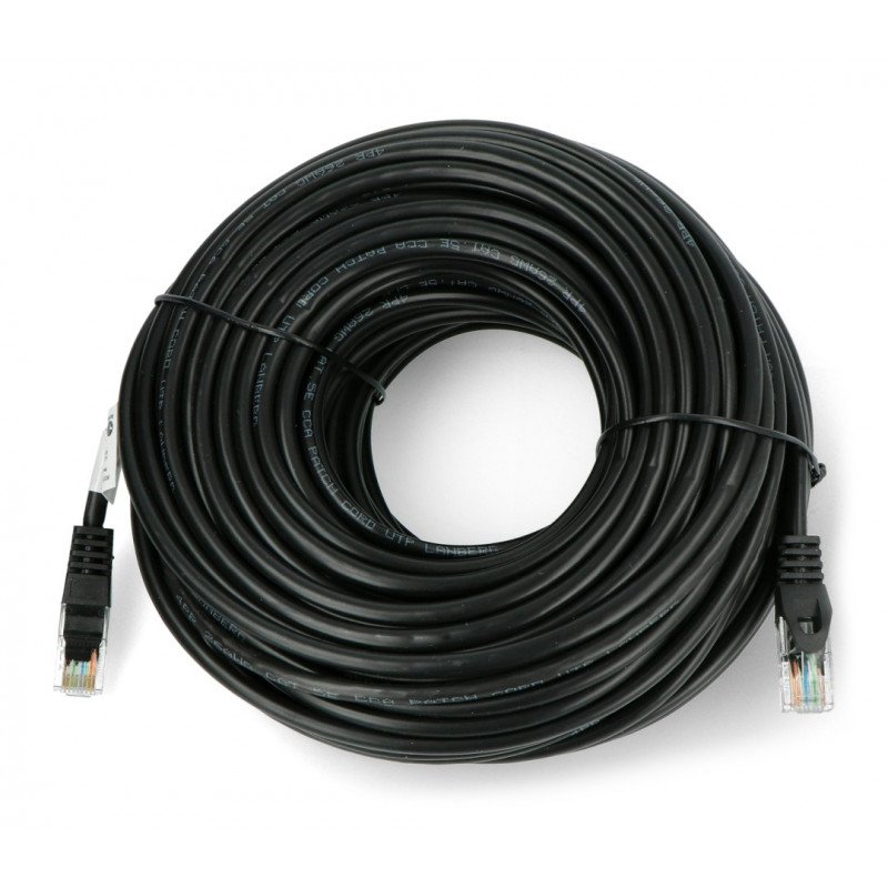 Lanberg Ethernet Patchkabel UTP 5e 30m - schwarz