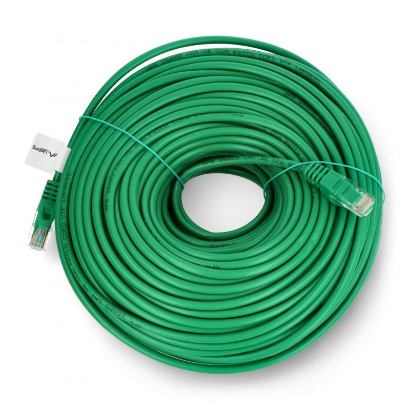 Lanberg Ethernet Patchkabel UTP 5e 50m - grün