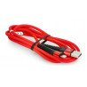 Kabel eXtreme Spider USB A - Lightning für iPhone / iPad / iPod 1,5 m - rot - zdjęcie 3