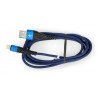 Kabel eXtreme Spider USB A - Lightning für iPhone / iPad / iPod 1,5 m - blau - zdjęcie 2