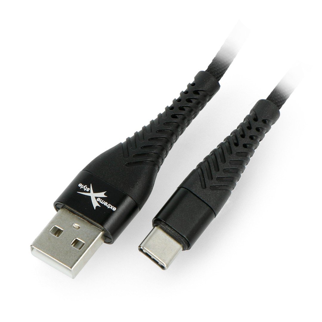 EXtreme Spider USB A - USB C Kabel - 1,5 m - schwarz