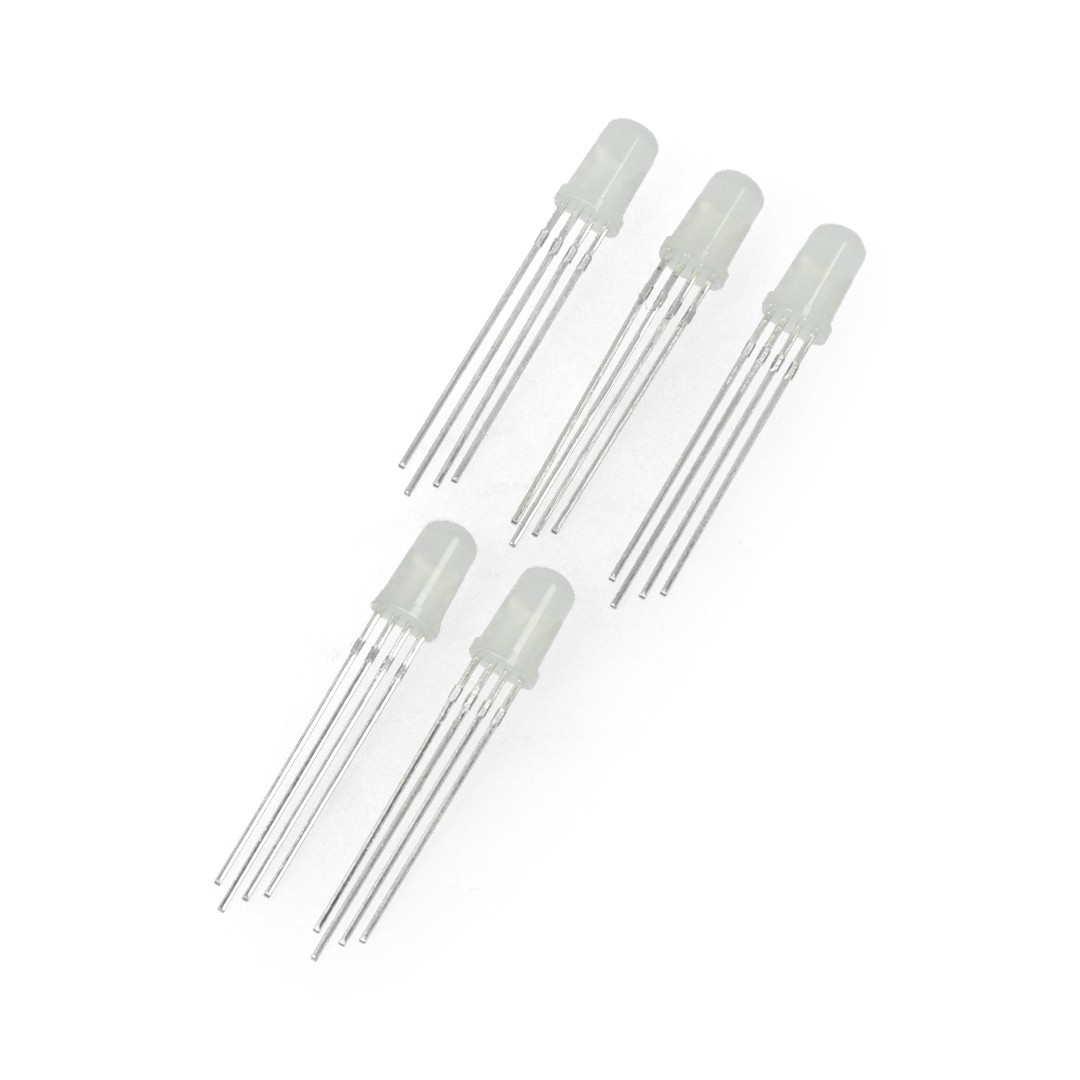 LED 5mm RGB Mattkathode - 5 Stk.