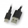 Goobay USB-C Lade- und Synchronisierungskabel 0,1m schwarz - zdjęcie 1