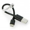 Goobay USB-C Lade- und Synchronisierungskabel 0,1m schwarz - zdjęcie 3