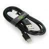 Goobay USB A 2.0 - USB C schwarzes Kabel - 1m - zdjęcie 3