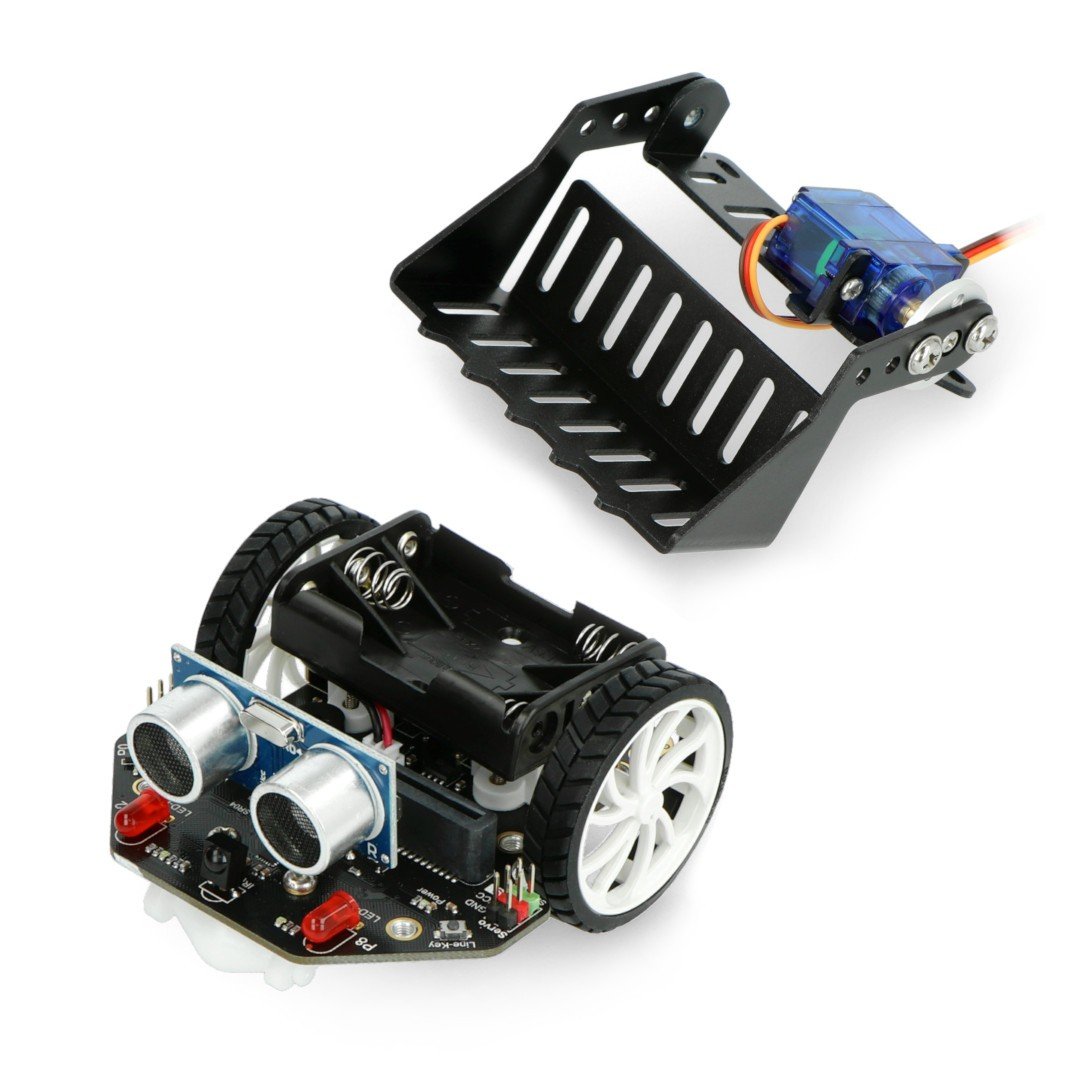 micro: Maqueen mit mechanischem Ladegerät - Roboterplattform für micro: bit - DFRobot ROB0156-L-1