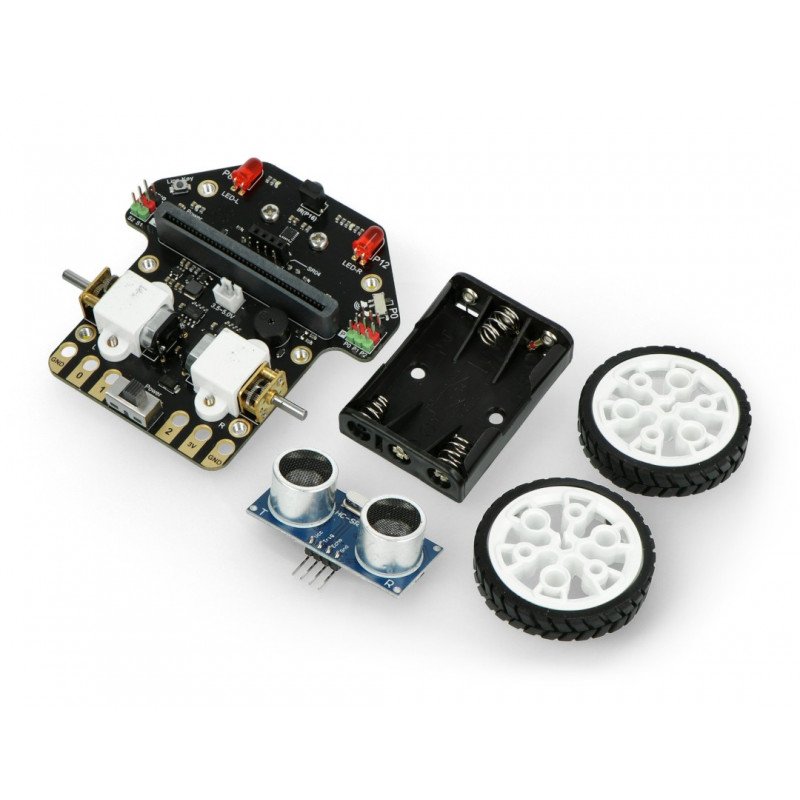 micro: Maqueen mit mechanischem Ladegerät - Roboterplattform für micro: bit - DFRobot ROB0156-L-1