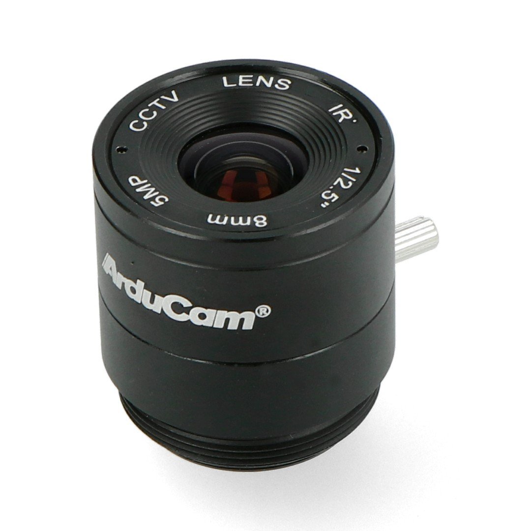 CS Mount 8mm Objektiv mit manuellem Fokus – für Raspberry Pi Kamera – Arducam LN038
