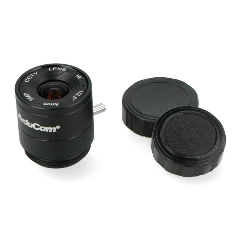 CS Mount 8mm Objektiv mit manuellem Fokus – für Raspberry Pi Kamera – Arducam LN038