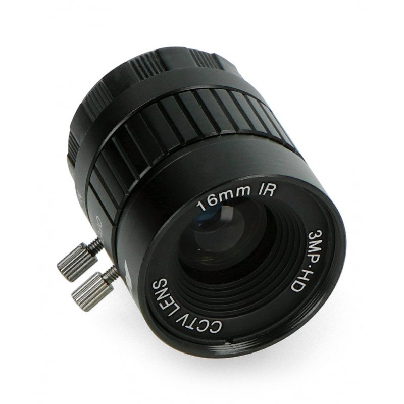 CS Mount 16 mm Objektiv mit manuellem Fokus – für Raspberry Pi Kamera – Arducam LN050