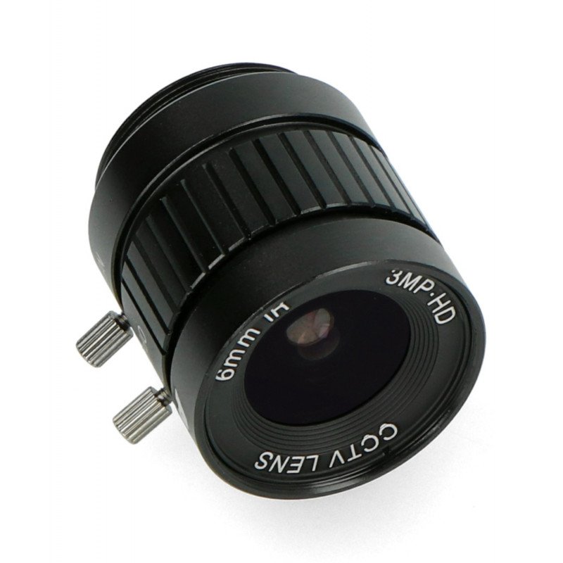 CS Mount 6 mm Weitwinkelobjektiv mit manuellem Fokus – für Raspberry Pi Kamera – ArduCam LN037