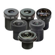 Set aus M12 20° - 180° Objektiven für Raspberry Kamera + CS und C-CS Adapter - 5 Stk.