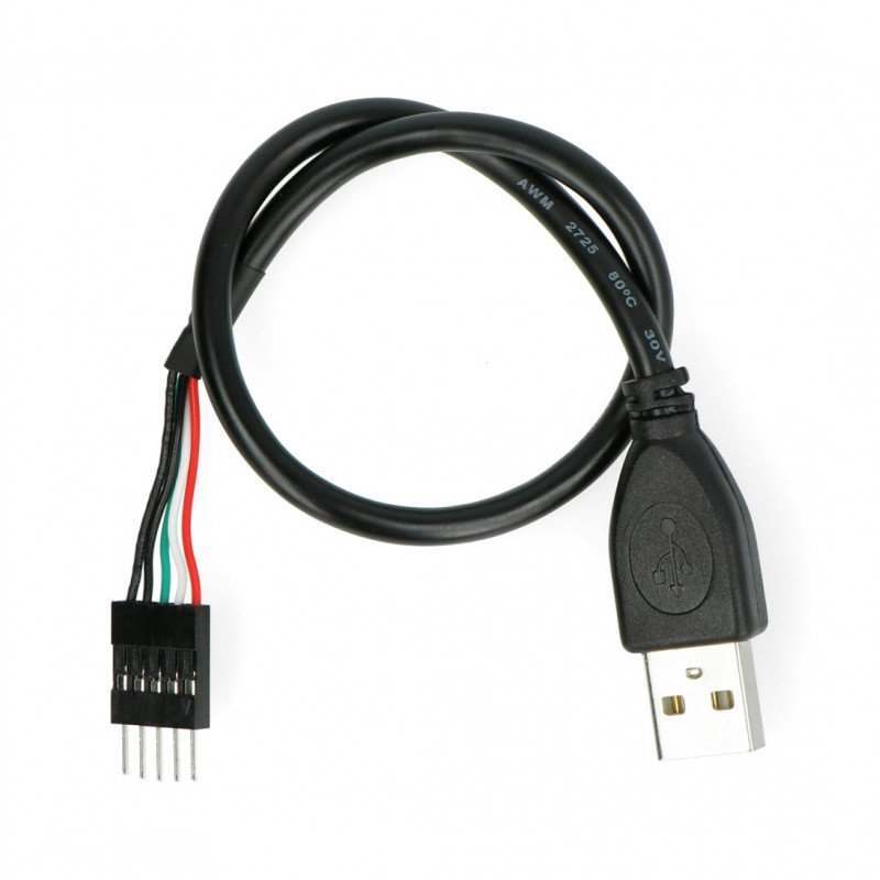 USB-A-Kabel mit 1x5-Stecker - 0,3 m
