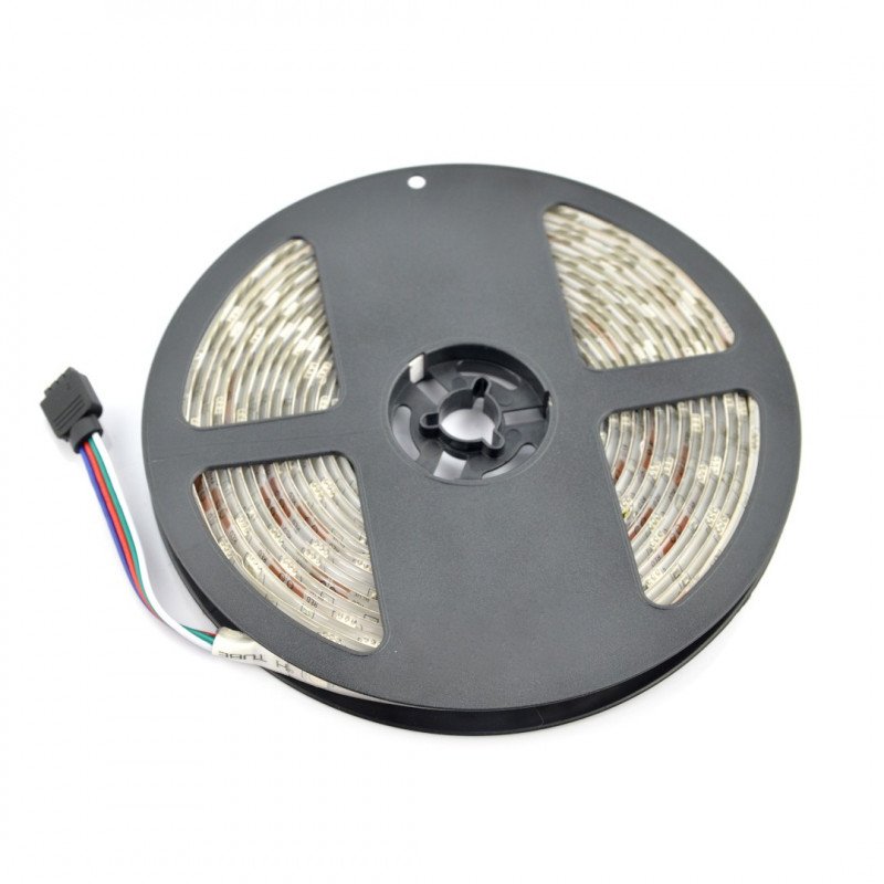 LED-Streifen SMD5050 IP65 7,2 W, 30 LEDs / m, 10 mm, RGB - 5 m