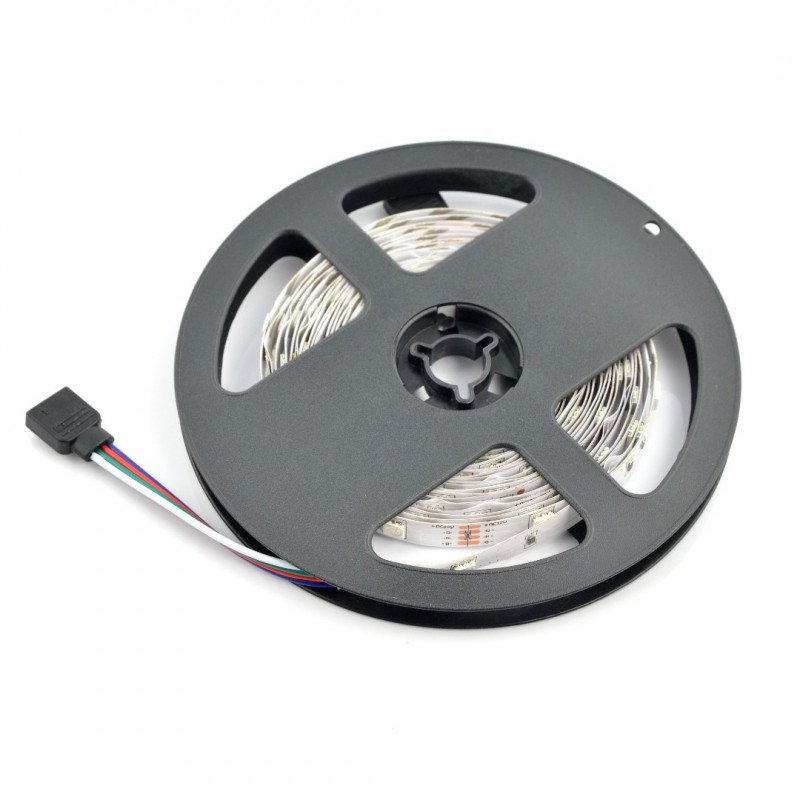 LED-Streifen SMD5050 IP44 7,2 W, 30 LEDs / m, 10 mm, RGB - 5 m