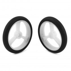 Räder 40x7mm 20T - weiß - Pololu 4909